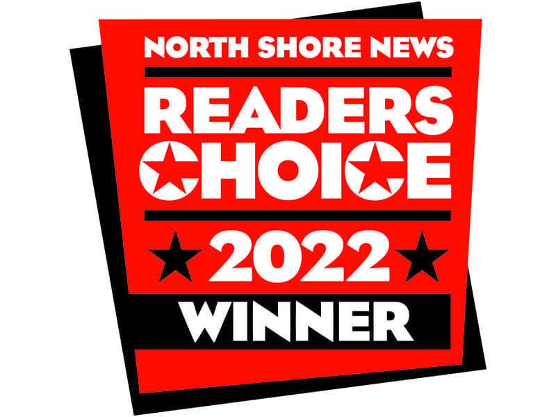North Shore News Readers Choice Award Winner